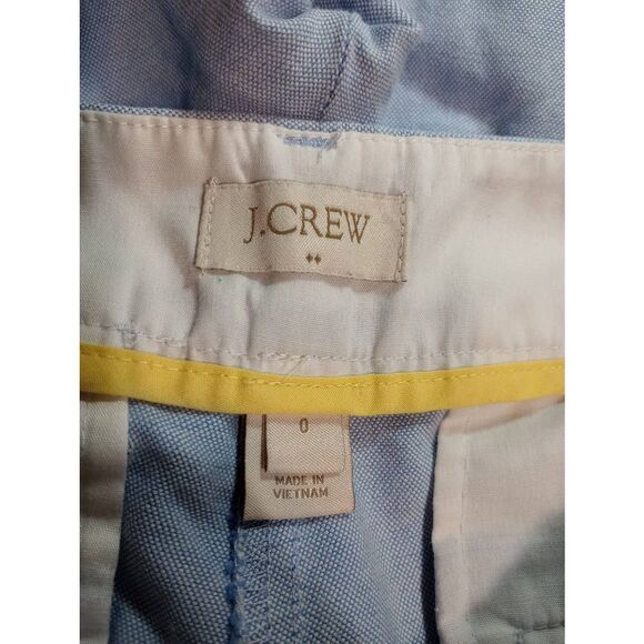 J Crew Pants Ladies 0 Blue Chino Capri - Picture 4 of 7